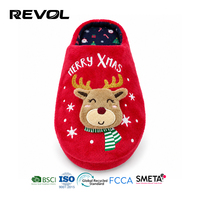 Chaussons d'intérieur chauds et confortables en fausse fourrure, antidérapants, légers, pour l'hiver, en promotion pour les fêtes de Noël