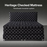 Matelas artisanal Black Swan en crin de cheval et laine, confortable, extra-doux, pour usage domestique, avec ressorts indépendants, mobilier de maison