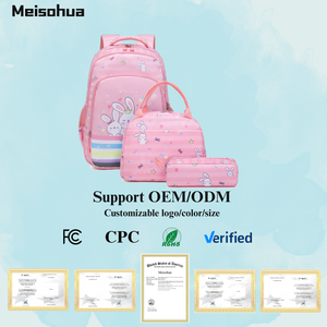 Sac à dos <span class=keywords><strong>Cole</strong></span> Sac à dos étanche pour filles Design ergonomique haute capacité avec rayures réfléchissantes et motif de dessin animé mignon - Product Image 2