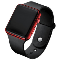 Montre numérique LED carrée unisexe tendance et décontractée, personnalisable, lumineuse, cadeau idéal pour Noël, anniversaire, Thanksgiving, à graver
