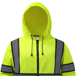 เสื้อฮู้ดทำงานแบบสะท้อนแสงขายส่งสำหรับผู้ชาย เสื้อฮู้ดนิรภัยขายดีที่สุดสำหรับงานอุตสาหกรรม - Product Image 5