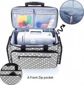 Free Sample Well-padded Sewing Accessories Travel Organizer Zipper Bag <b>Crochet</b> <b>Hook</b> Organizer <b>Case</b> for Various Tools - Product Image 2