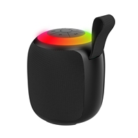 Mini Altavoz Bluetooth Portátil de Tela con Luz RGB, Correa, Múltiples Modos de Reproducción, Audio para Exteriores