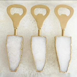 Apribottiglie per <span class=keywords><strong>vino</strong></span> in agata naturale ametista a grappolo di quarzo rosa di cristallo naturale gemma meditazione birra decorazione apribottiglie - Product Image 3