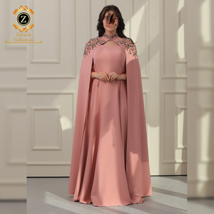 Zaynab elegante transpirable de lujo de las mujeres musulmanas Abaya vestido para boda Material de poliéster <span class=keywords><strong>Dubia</strong></span> moda - Product Image 2