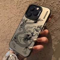 Convient iphone 16 Pro Max 12 13 Pro Max 14 Pro Max Rock Pattern Motorcycle Themed Phone Case Made in Durable