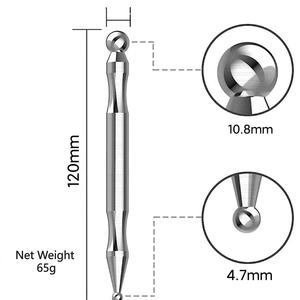 Baguette de massage à points de thérapie en acier inoxydable - Stimulateur des points <span class=keywords><strong>d</strong></span>'acupuncture pour le visage et le corps entier pour soulager la douleur et stimuler la circulation - Product Image 6