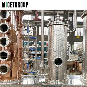 Juego de destilación de whisky Gin de 1500L, sistema de cobre y acero inoxidable, gabinete a prueba de explosiones, destilador certificado CE a la venta - Product Image 3