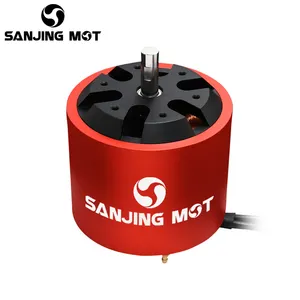 Sanjing mot motor elétrico, motor elétrico sem escova de água de 72v 12kw para prancha de surf jetsurf