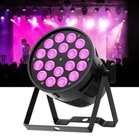 18*10W RGBW 4in1 Led Par Can Stage Lights para Dj Disco Bar Wedding Party