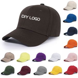100% Cotton Baseball Hats With Custom Embroidery Logo Outdoor 6 Panel Baseball Cap Wholesale Men's Adjustable Sports Trucker Cap - Product Image 4