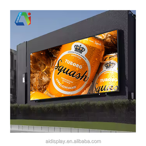 ป้ายโฆษณาวิดีโอติดผนัง LED กลางแจ้งเทคโนโลยีการแสดงผล P6แอป RGB อัจฉริยะควบคุมด้วยแอปหน้าจอ LED สำหรับห้างสรรพสินค้าโบสถ์ฟรีเวย์ - Product Image 5