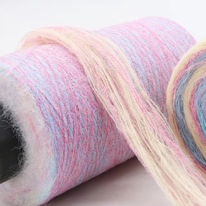 Groothandel Hoge Kwaliteit Breien Garen Wol 15nm/1 Geschilderd Mohair 30% Polyester 15% Acryl 45% Nylon 10% Wol Mix Garen - Product Image 4