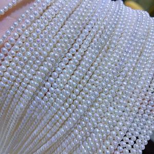 Collar de Cadena de Perlas de Agua Dulce de 3.5-4mm de Zhuji, Alta Relación Calidad-Precio con Ligeras Imperfecciones, Elegante y Social, No Atractivo - Product Image 3