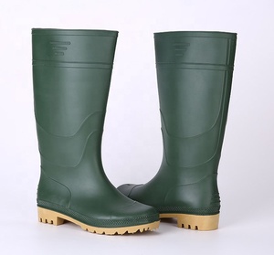 <span class=keywords><strong>Bottes</strong></span> de pluie en PVC CE vertes, imperméables, résistantes à l'huile, aux acides et aux alcalis, antidérapantes, antistatiques, légères, non de sécurité, pour le jardinage et le travail, pour hommes - Product Image 1