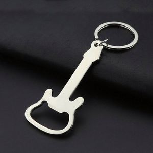 Llavero Destapador de Botellas de Metal con Forma de Guitarra, Grabado Láser Personalizado con LOGO, Pequeño Regalo Promocional Publicitario - Product Image 4