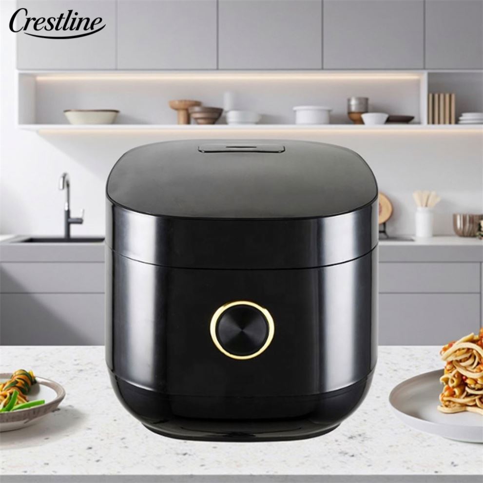 Fast Cook 3L Digital Electric Rice Cooker Multifunctional Non-Stick Mini Household Square Pot Paddle Smart Stainless Hotels