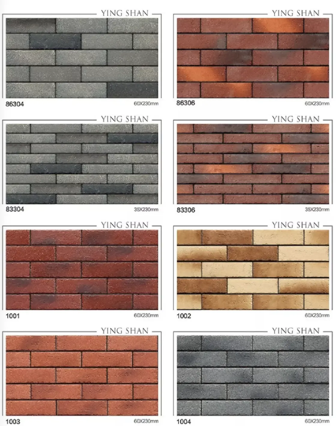 Mattonelle colorate del clinker delle mattonelle divise delle mattonelle della parete della decorazione esterna dei mattoni della parete da vendere