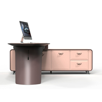 Alta qualità postazione ufficio mobili ultimo design in legno moderno ceo manager executive scrivania da ufficio