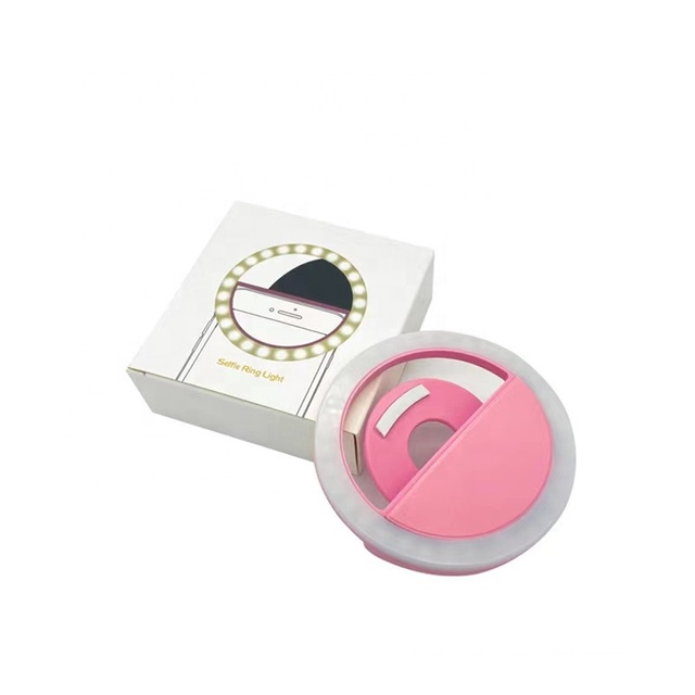 Hot Sale Portable Rechargeable USB LED Selfie Ring Light 36 LED Universal Fill Light Ring Mounted for Smartphone