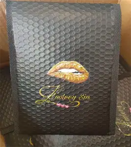 Bolsa de correo de burbuja con logotipo personalizado, bolsas de correo de marca, ecológico, poly