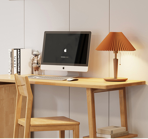 Escritorio nórdico completo de madera maciza para oficinas, mesas de estudio, escritorios de computadora, escritorio de madera, escritorios de oficina en casa y juegos de sillas - Product Image 6