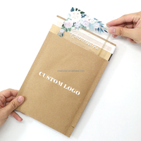 Emballage personnalisé en carton imprimé OEM, pochette en papier kraft pour expédition et envoi postal, enveloppes poly, sacs à bulles