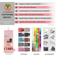 Trousse de Toilette Suspendue de Voyage avec Crochets, Organisateur d'Accessoires de Salle de Bain, Trousse à Maquillage Cosmétique, Logo Personnalisé, Fabrication BSCI