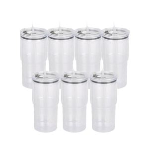 Gobelet isotherme double paroi en plastique 40 oz au design classique avec poignée pour la maison, le salon et les boissons quotidiennes - Product Image 4