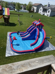 Lâu Đài Trượt Nước Bơm Hơi Có Cầu Trượt Nhà Bouncer Có Cầu Trượt Lâu Đài Nhảy Bơm Hơi - Product Image 2