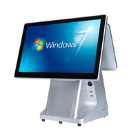 Proveedor de TPV, Caja Registradora Táctil de 15.6'', Sistema TPV Inteligente Todo en Uno con WiFi, Windows y Android para Aplicaciones de Punto de Venta