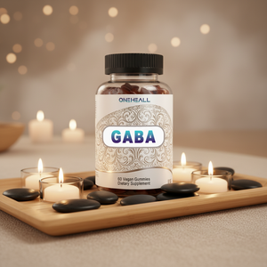 ONEHEALL Gummies GABA Vitamines <span class=keywords><strong>D6</strong></span> Suppléments Sommeil GABA L-Théanine Gummy - Product Image 4