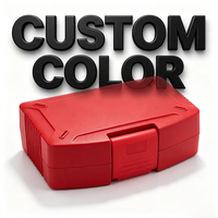 U-S007B Boîtier de protection portable en PP rigide de 5 pouces pour équipement, avec insert en mousse personnalisé