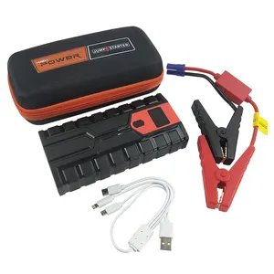 Portable 12V Car Jump Starter With Air Compressor LED Light Digital Power Bank 8000mAh Multi-functions Car Battery Pack