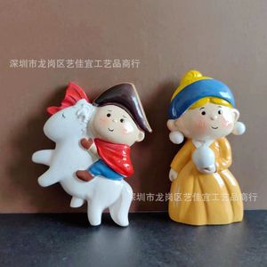 Aimants de réfrigérateur magnétiques en résine de dessin animé Yijia, peintures de renommée mondiale <span class=keywords><strong>Van</strong></span> <span class=keywords><strong>Gogh</strong></span>, perle fille, Napoléon décoratif, usine D - Product Image 3