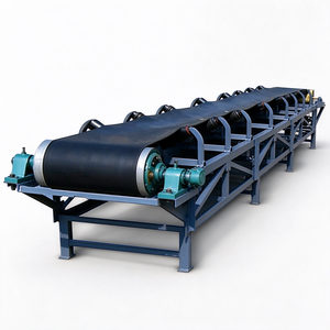Side Skirt Equipped Belt Transfer System suitable for Fine <strong>Silica</strong> Sand and Mineral Powder Delivery - Product Image 1