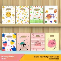 Kantong Belanja Plastik Custom LDPE HDPE dengan Pegangan Die Cut untuk Kemasan Retail Pakaian dan Sepatu
