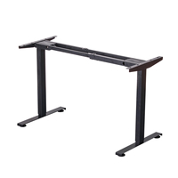 Cadre de table de bureau électrique à double moteur, réglable en hauteur, à colonne normale à 2 niveaux, pour usage commercial, vente en gros