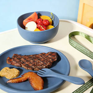 Assiettes pour tout-petits en silicone incassable, divisées, avec ventouse, compatibles micro-ondes et lave-vaisselle, ensemble d'alimentation - Product Image 4