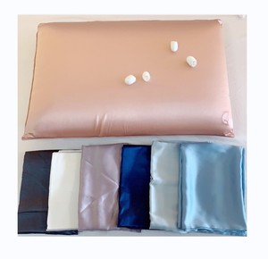 Vente flash - Taie d'oreiller en satin de soie tissé sur mesure avec motif végétal pour les soins des cheveux et de la peau, utilisation à domicile et en hôtel - Product Image 1