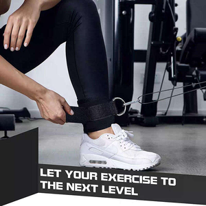 Heavy Duty in Neoprene polsini alla caviglia con D-ring cinghie regolabili <span class=keywords><strong>per</strong></span> <span class=keywords><strong>cavi</strong></span> macchina esercizi palestra allenamento <span class=keywords><strong>per</strong></span> la caviglia e Fitness - Product Image 6
