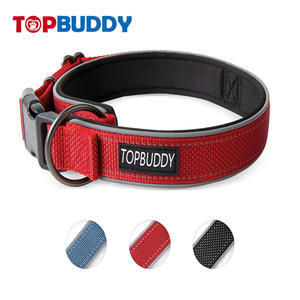 Collar de neopreno suave para perro, collarín reflectante acolchado de nailon - Product Image 6