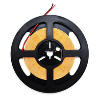 Bande LED COB ultra-dense 480 LED/m, enroulable, DC12V DC24V, PCB 8mm, flexible, sans points, blanc, éclairage parfait