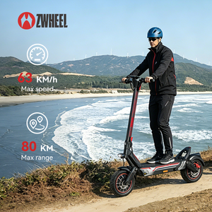 สกู๊ตเตอร์ไฟฟ้าสองล้อพับได้ ZWHEEL GT1 LITE เทคโนโลยี NFC อัจฉริยะ กันน้ำ พร้อมดิสก์เบรก แบตเตอรี่ลิเธียม ระยะทางวิ่ง 80 กม. - Product Image 6