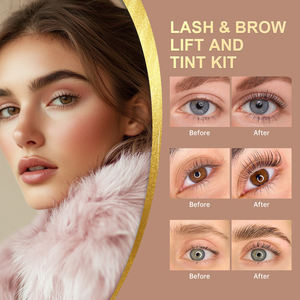 Lakerain Lash Lift and Tint <span class=keywords><strong>Kit</strong></span> Profesional Queratina Coreana Eye Lashes <span class=keywords><strong>Lifting</strong></span> Perming Set Eyelash Brow Dye Tint Kits - Product Image 3