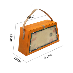 Wholesale Custom Feather Embossed UV Coating Rigid Boxes Recyclable Paper Matt Laminated Packaging Cake <strong>Biscuit</strong> Mooncake <strong>Gifts</strong> - Product Image 6