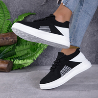 Chaussures de sport pour femmes, style chaussettes, respirantes, en tissu extensible, légères, avec amorti doux, pour le printemps, l'été et l'automne