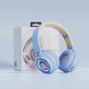 New Wireless Cartoon <strong>Earphones</strong> Over Ear Stereo Bluetooth5.3 <strong>Cute</strong> LED Headphones for Girls Headphone With Detachable Mic for Kids - Product Image 5