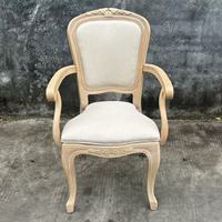 Chaise Louis en plastique PP de couleur bois, à prix de gros, durable, à démonter