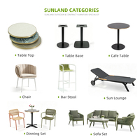 Tablero de Mesa Multimaterial de Piedra Sinterizada, Terrazo, HPL, Madera, para Interiores y Exteriores, Superficie de Mesa de Comedor, Formas Personalizadas